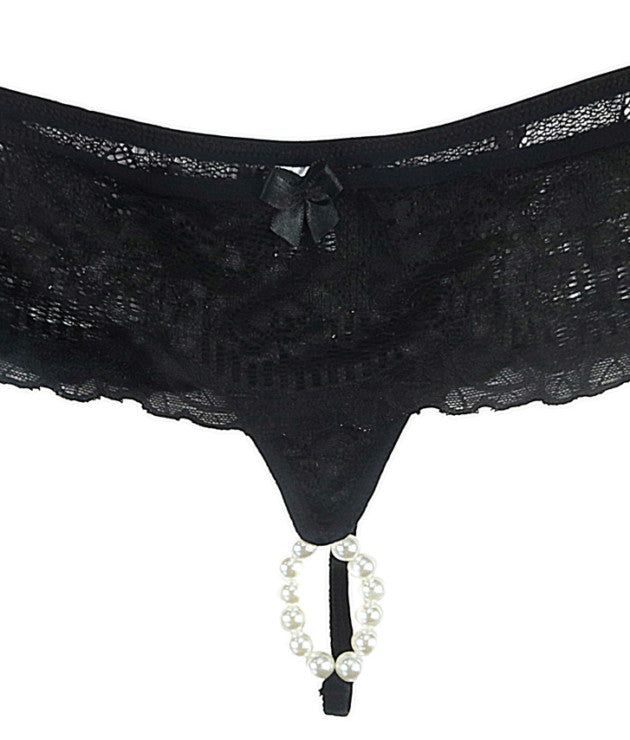 Calcinha sexy com perolas estilo tailandesa