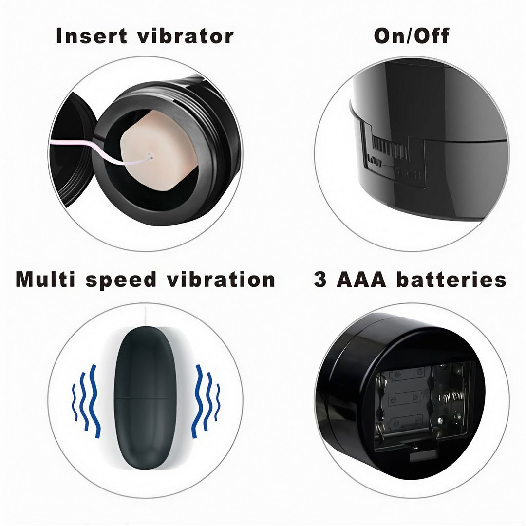 VibroMouth™ – Masturbador Realístico com Vibração e Voz