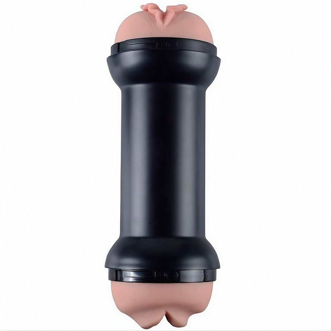 DualTouch™ – Masturbador 2 em 1 Boca & Vagina em Cyberskin