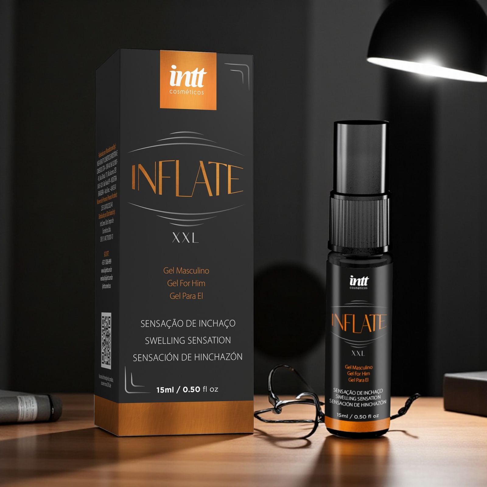 Gel Inflate Massagem Masculino Potencializador Performance