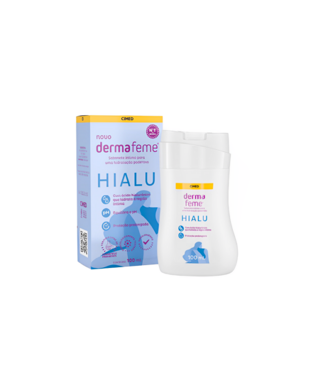 Sabonete Líquido Íntimo Dermafeme Hialu – 100ml