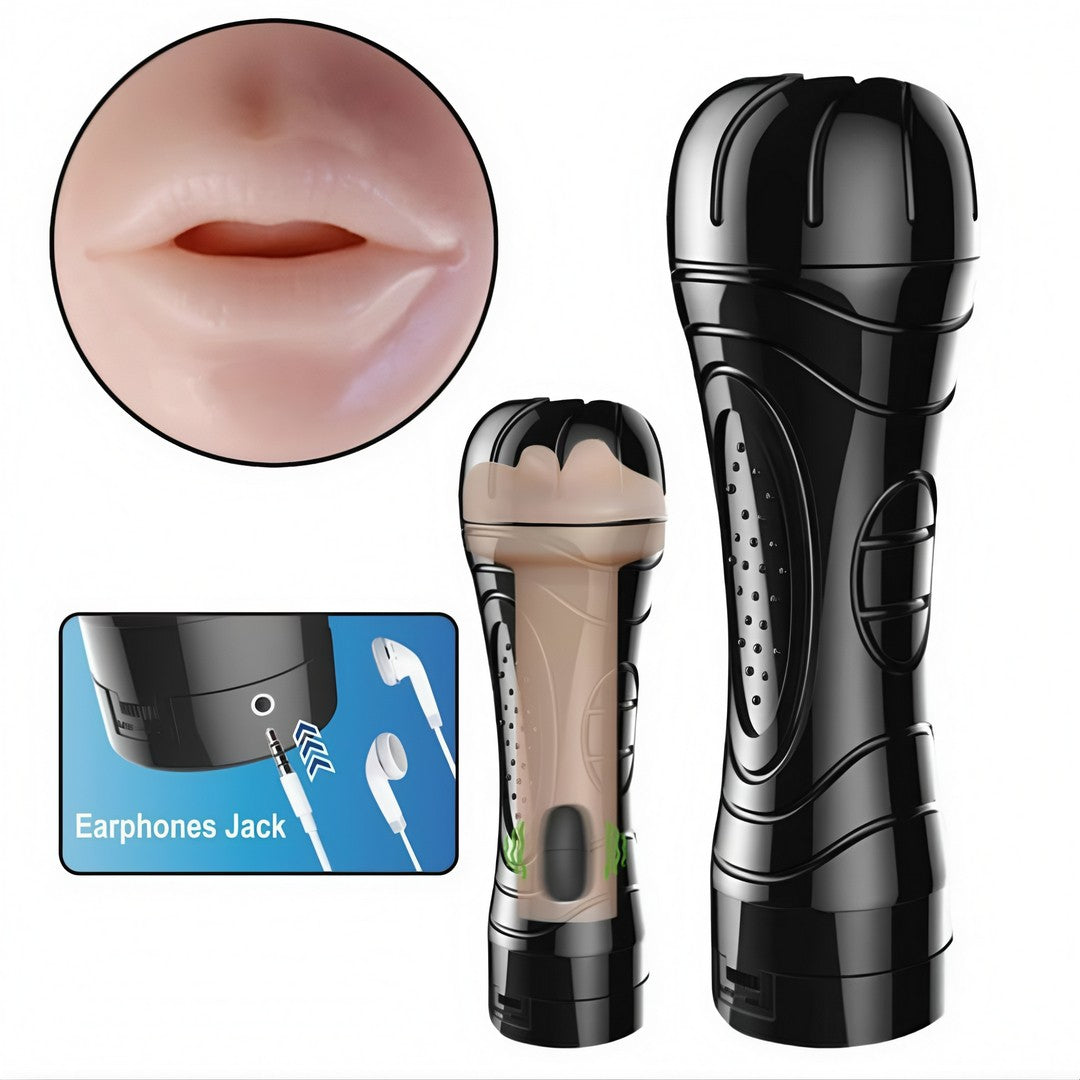 VibroMouth™ – Masturbador Realístico com Vibração e Voz