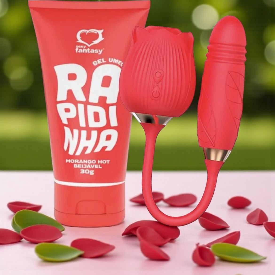 Kit Desejo: Rapidinha Morango Hot e o Poder do Vibrador Rosa