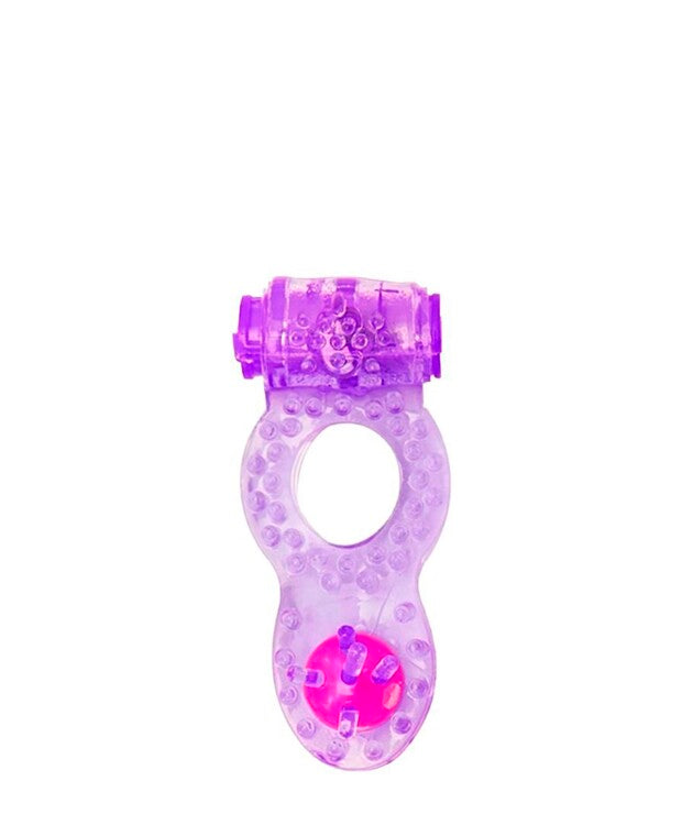 Anel Peniano Vibrador com Pérola – Duplo Prazer