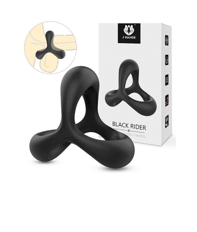 Anel Peniano em Silicone – Black Rider