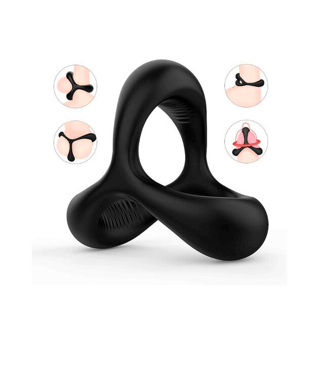 Anel Peniano em Silicone – Black Rider