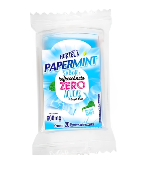 Lâmina Bucal Papermint – Sabor Hortelã Zero Açúcar