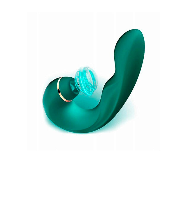 Vibrador de Ponto G e Clitóris com Pulsação Recarregável