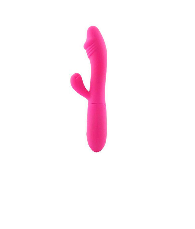 Vibrador em Silicone de Ponto G e Clitóris Recarregável